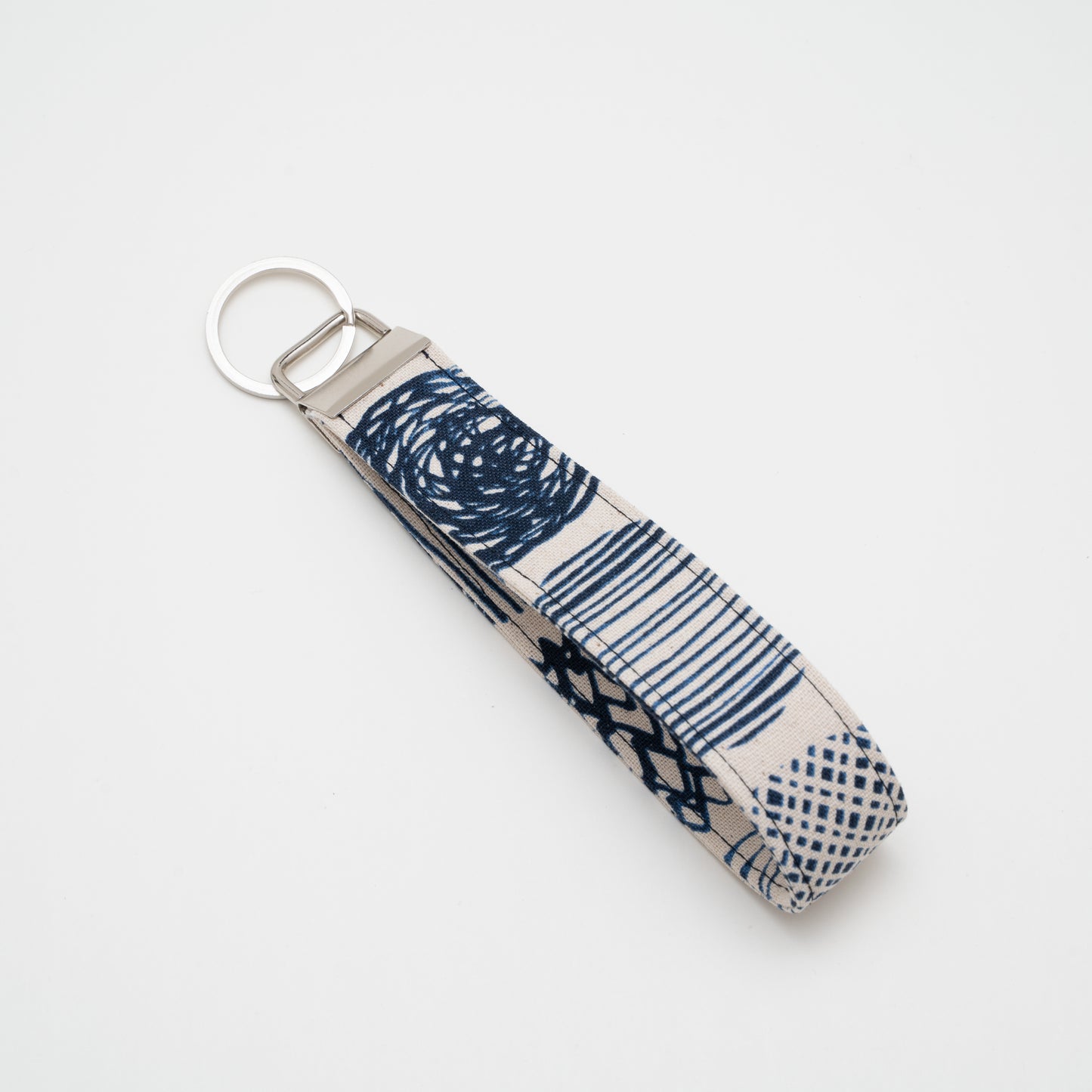 Cotton Wristlet Key Fob (Nordic Annual Ring)