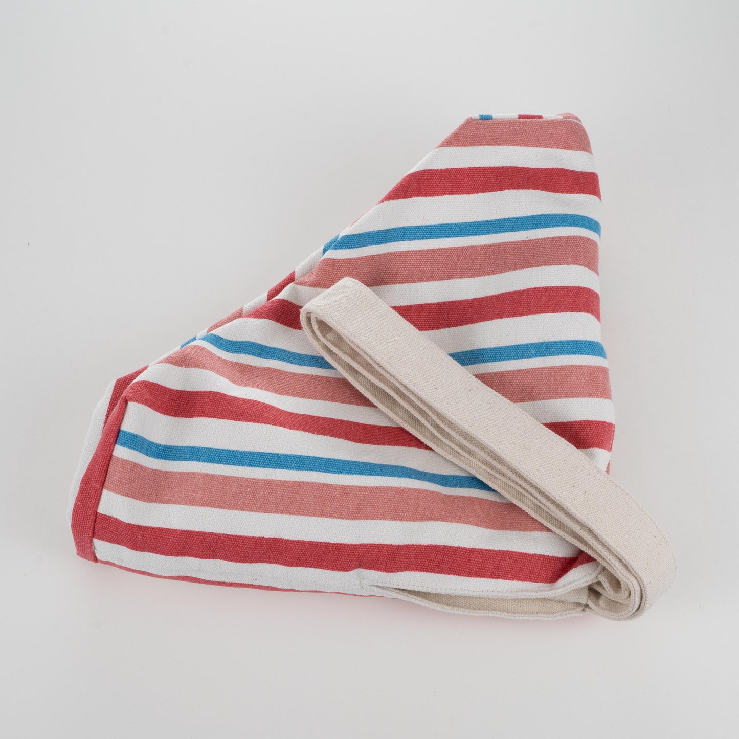 Origami Bag (Red White Blue Stripe, Hong Kong 80's Vintage Style)